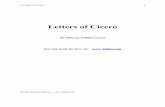 Ancient Greek - Letters of Cicero - Marcus Tullius Cicero