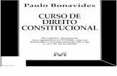 Curso de Direito Constitucional - Bonavides (i) Sumario Paulo