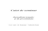 Caiet de Seminar Jurnalism Tematic R. Eana