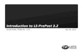 LS-PrePost Intro 073012
