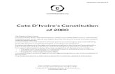 Africa : Constitution Cote d'Ivoire 2000