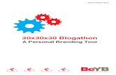 Personal Branding 30 X 30 X 30 Blogathon