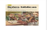 Lições Biblicas CPAD - 1º Trimestre de 1976.