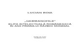 Lucian Boia - Germanofilii (Perioada Interbelica)
