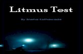 Litmus Test by Sneha Kothawade