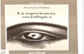 Dubet Francois - La Experiencia Sociologica
