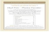 Plantar Fasciitis Guidelines