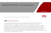 OptiX RTN 600 (IDU 610&620) Configuration-20080801-A