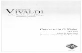Antonio Vivaldi: Concerto in G- 2 Mandolines  Score