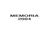 Memoria FCIHS 2004