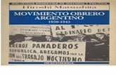 Movimiento Obrero Argentino. 1930-1945 [Matsushita]