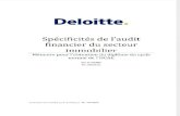 Spécificités de l’Audit Financier du secteur immobilier cabinet_Deloitte