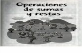 Operaciones de Sumas y Restas. 1º Primaria