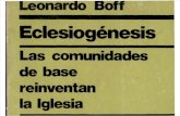 Boff, Leonardo - Eclesiogenesis