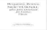 Gutiar Score - Benjamin Britten - Nocturnal (Julian Bream)