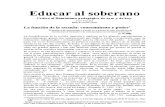 601 - Tamarit, José  - Educar al soberano -  Crítica al Iluminismo pedagógico de ayer y de hoy.