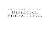Una Invitacion a La Predicacion Biblica