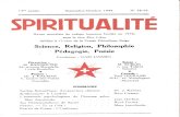 SPIRITUALITÉ « Etre Libre » N° 58-59 (Septembre-Octobre 1949)