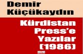 Kürdistan Press'e Yazılar