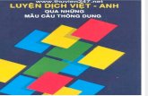 Luyện dịch Việt Anh qua những mẫu câu thông dụng Tác giả : Nguyễn Hữu Dự