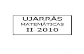 Matemticas Ujarrs II 2010