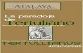 Tertuliano -Apologeticum-Incluye Articulo Atalaya Mayo 2002