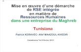 Mise en œuvre d'une Démarche de RSE intégrée en Matière de RH - Par Patrick Keravec et Afef Maazoul - iCompetences HCM2013