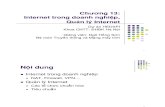 Chuong 13 - Internet Trong Doanh Nghiep - Quan Ly Internet