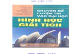 Chuyen de Luyen Thi Dai Hoc Hinh Hoc Giai Tich