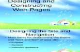 Designing Webpage