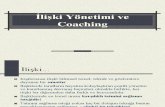 İlişki Yönetimi ve Coaching