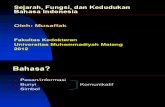 Sejarah, Fungsi, Dan Kedudukan Bahasa Indonesia_Baru
