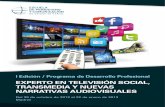 PDP Experto Televisión Social, Transmedia y nuevas narrativas audiovisuales