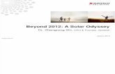 Zhengrong Shi - Beyond 2012 a Solar Odyssey