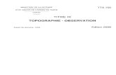 TTA 150 Manuel Du Sous Officier Titre 9 Topographie Observation Edition 2008