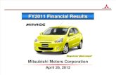 Mitsubishi Motors Presentation FY2011-4