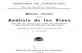 "Métodos Oficiales para el Análisis de los Vinos" por el Servicio de Publicaciones Agrícolas 1934