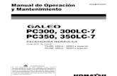 Excavadora Hidraulica Komatsu Galeo Pc300-7 Japan(Esp)Gsad044200t