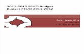 Présentation du budget de la FÉUO 2011-2012 - SFUO Budget Presentation 2011-2012
