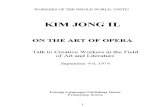 Jong Il Kim Kim Jong Il Art Opera