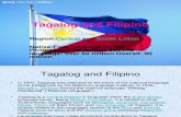 Tagalog and Filipino