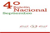 Boletín Nacional - Septiembre 2011
