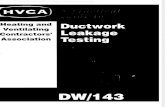 Dw 143 Ductwork Leakage Testing