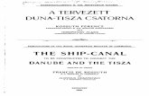 1908 - Duna-Tisza-csatorna tervezet