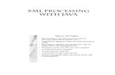 Apis Java para procesamiento XML