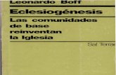 Leonardo Boff  Eclesiogenesis