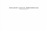 Pengantar Seni Dan Desain 14 - Gaya Desain Indonesia