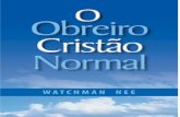 O Obreiro Cristão Normal - Watchman Nee