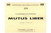 Serge Hutin - Mutus Liber