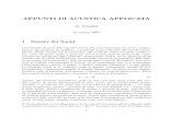 Appunti Di Acustica Applicata